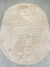 Ковер SIESTA M028A LIGHT BEIGE / BEIGE Овал