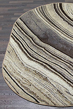 Ковер SUNRISE 2 D449 GRAY-BEIGE Овал