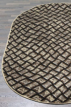 Ковер SUNRISE 2 D452 GRAY-BEIGE Овал