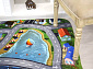 Детский развивающий 3D ковер с дорогами ГОРОДОК в морской бухте 86134