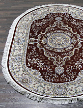 Ковер MASHAD PRESTIGE 02847A RED / RED Овал