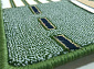 Детская ковровая дорожка зеленая 40076-03