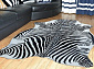 Ковер-шкура ЗЕБРА черно-белая