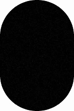 Ковер длинноворсовый SHAGGY ULTRA black ОВАЛ