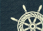 Морской NAUTICAL WHEEL темно-синий