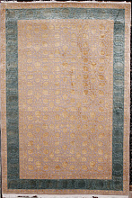 Индия шерсть шелк 14x14 797 IVORY / LIME