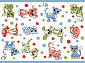 Детский ковер PTT Sorona JOYFUL KIDS CATS and DOGS