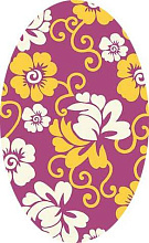 VISION DELUXE V142 PINK-YELLOW Овал