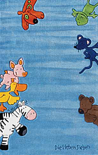 Ковер детский  ручной работы Die Lieben Sieben  2195-01