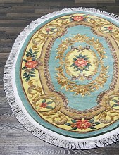 Ковер 90 LINE WOOLEN HANDK-KNOTTED 0083 LIME Овал