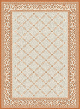 Ковер- циновка COTTAGE 1502 8Z01 terra/wool