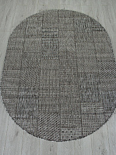 Ковер KAIR S160 DARK GRAY Овал