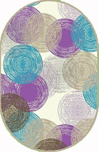 Ковер Соло 44014-26 овал