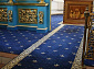 Полушерстяное ковровое покрытие в алтарь и солею храма