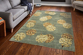 ручной работы Silk and Wool CHA 28 C.Green