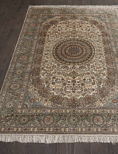 Ковер Tibet SILK & SILK S-02 CREAM / BLUE