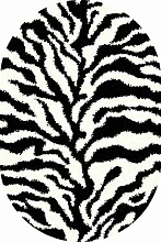 Ковер SHAGGY ULTRA s614 BLACK-BONE Овал