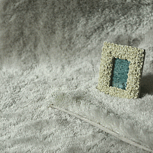 длинноворсовый Шелк Шегги SILVER WHITE