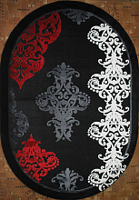 Ковер PACIFIC CARVING 9700B BLACK Овал