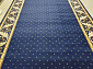 Ковровая дорожка Кремлевская 41531-38 темно-синяя