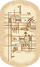 Ковер Золушка 30835-01 ОВАЛ