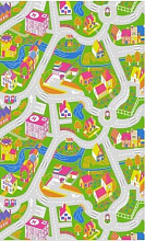 Детский 3D ковер с дорогами КИНДЕР Городок с дорогами 52810