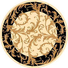 OLYMPOS d156 CREAM-BLACK Круг