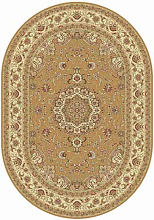 Ковер BUHARA d158 БЕЖЕВЫЙ Овал