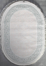 Ковер из акрила и полиэстера ХУНКАР 7902 BLUE / BLUE Овал