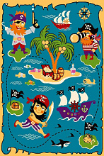 Ковер детский FUNKY PIR turquoise