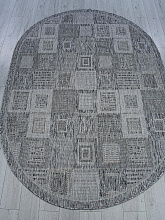 Ковер KAIR S138 DARK GRAY Овал