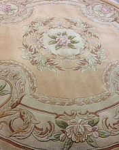 Ковер 90 LINE WOOLEN HANDK-KNOTTED 0083 CREAM Круг