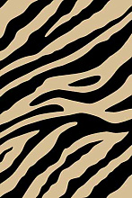 Ковер SUNRISE d130 BEIGE-BLACK