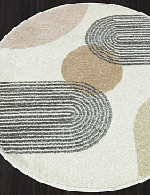 Ковер IZUMRUD C123 LIGHT CREAM Круг