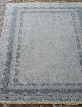 Ковер Индия шерсть шелк 14x14 863 SILVER/BLUE