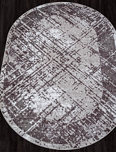 Ковер SILVER F391 GRAY Овал