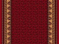 Ковровая дорожка Optimal Rogatek dark red