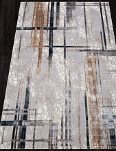 Ковер PERU C071A D.GREY SHIRINK / BLUE FDY