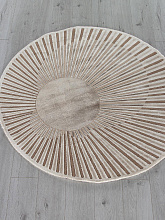 Ковер SAFIR 00837A BROWN / BROWN Круг