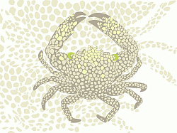 Детский ковер Морской Веселый Крабик