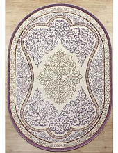 Ковер OLYMP 9028A BEIGE / LILAC Овал