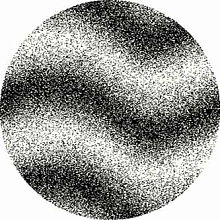 SHAGGY ULTRA s601 BONE-BLACK Круг