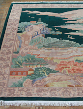 Ковер 90 LINE WOOLEN HANDK-KNOTTED A-121 GREEN