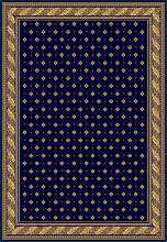 Ковер в кабинет или бильярдную 40043-38 темно-синий