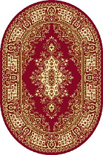 Ковер  STANDARD Fatima S dark red ОВАЛ