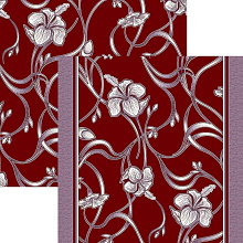 Ковер принт обр 8-ми цветное полотно p1165g4p 85