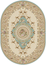 Ковер ROXY D705 BLUE Овал