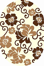 Ковер VISION DELUXE V142 LIGHT CREAM Овал