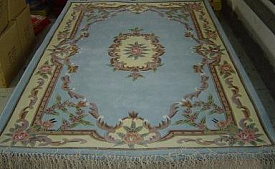 ручной работы ФЛОРА 510 акрил 431 голубой ОВАЛ