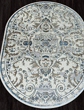 Ковер SAHARA-A 00765A D.BLUE FDY / CREAM HB Овал